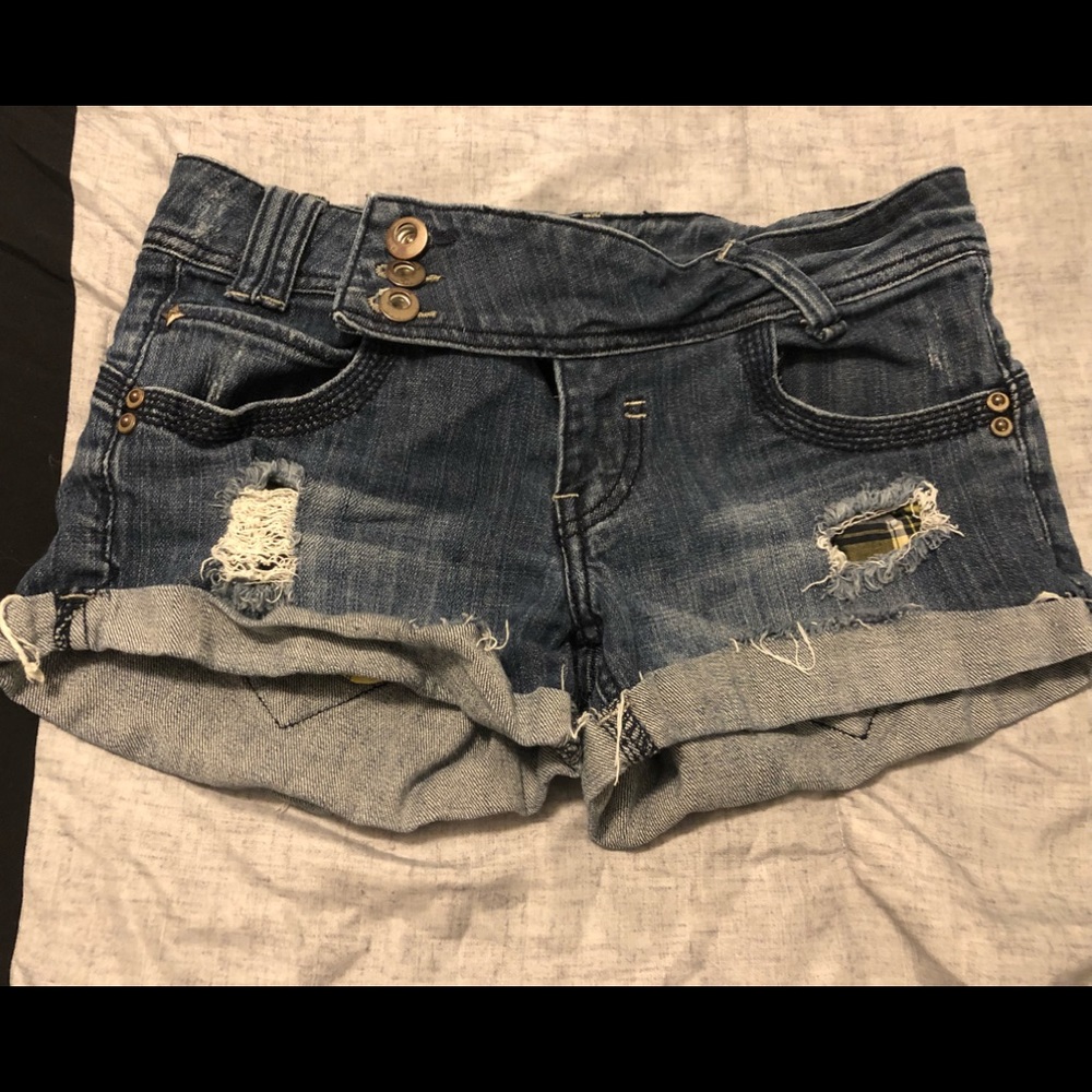 Denim shorts